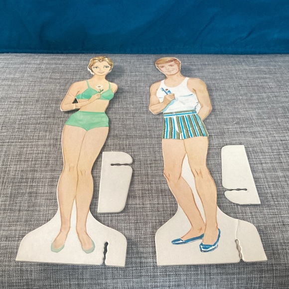 Vintage, Magic Wand, Bride & Groom, Paper Dolls - Picture 2 of 6